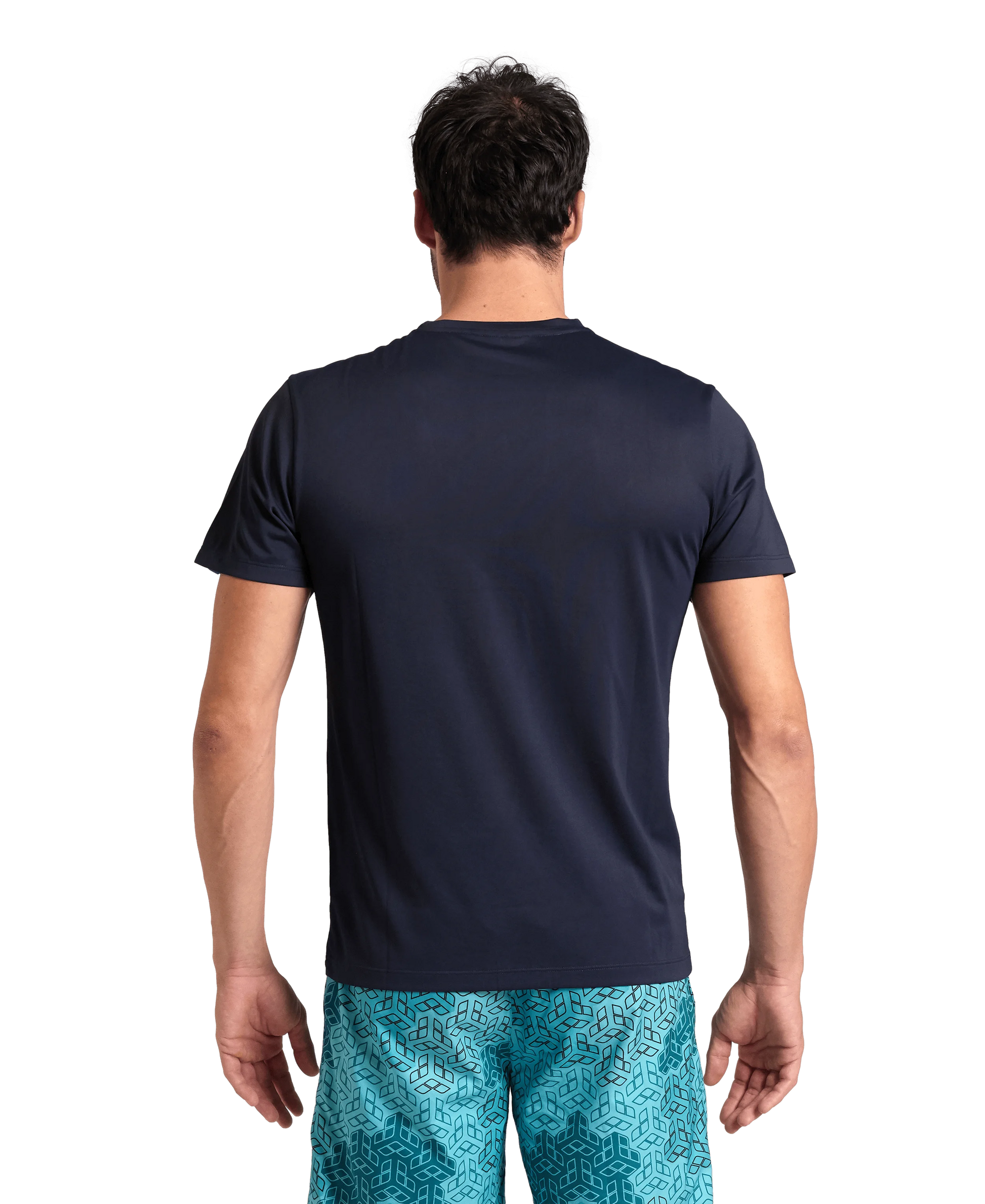 Arena Unisex T-shirt Logo Navy MaxDry Eco Made With 50% Recycled Polyester