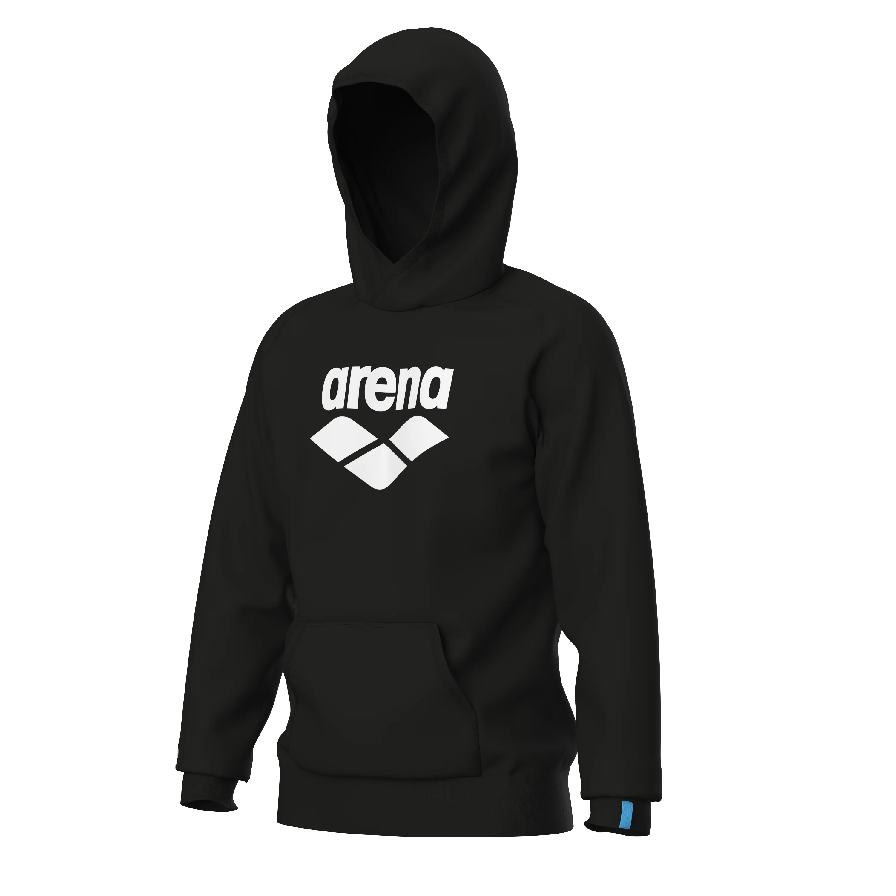 Arena Unisex Hoodie Sweatshirt Graphic Logo Black
