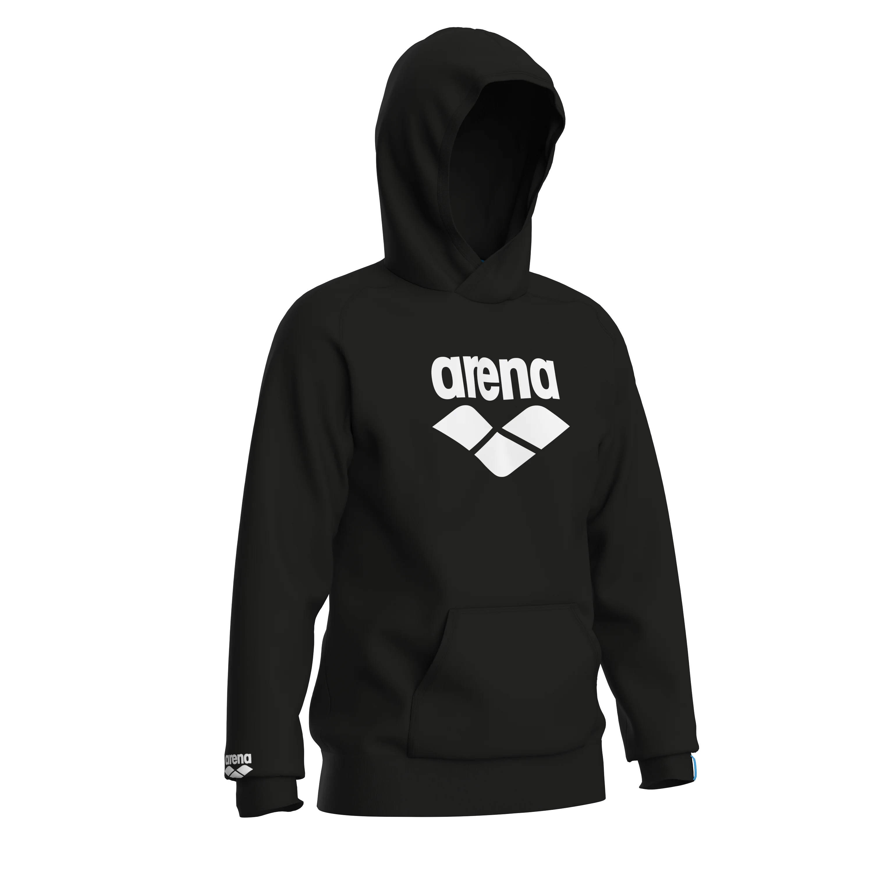 Arena Unisex Hoodie Sweatshirt Graphic Logo Black
