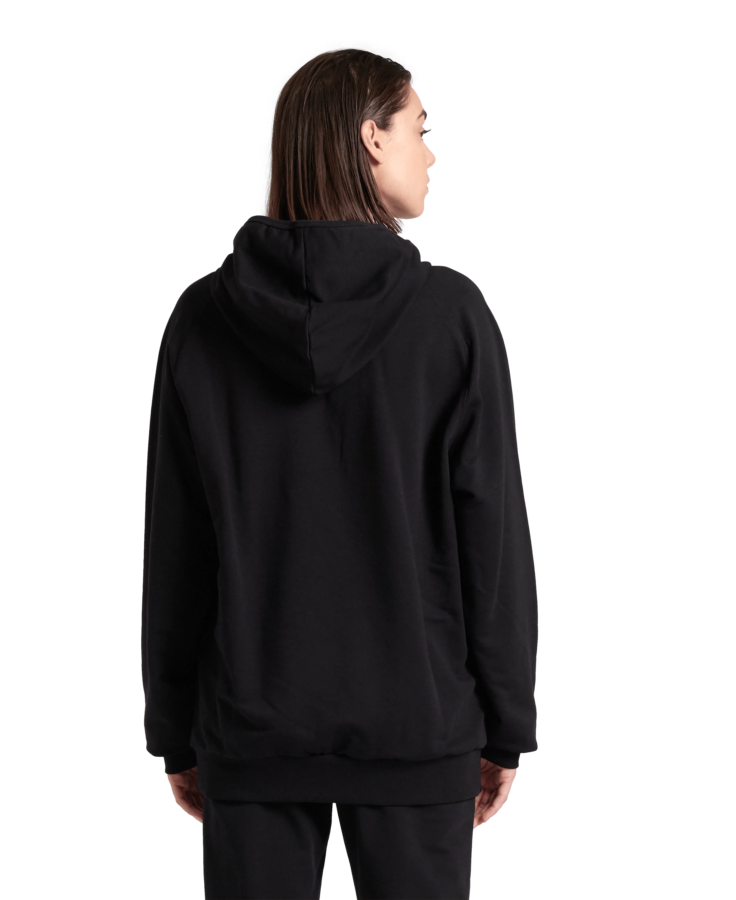 Arena Unisex Hoodie Sweatshirt Graphic Logo Black