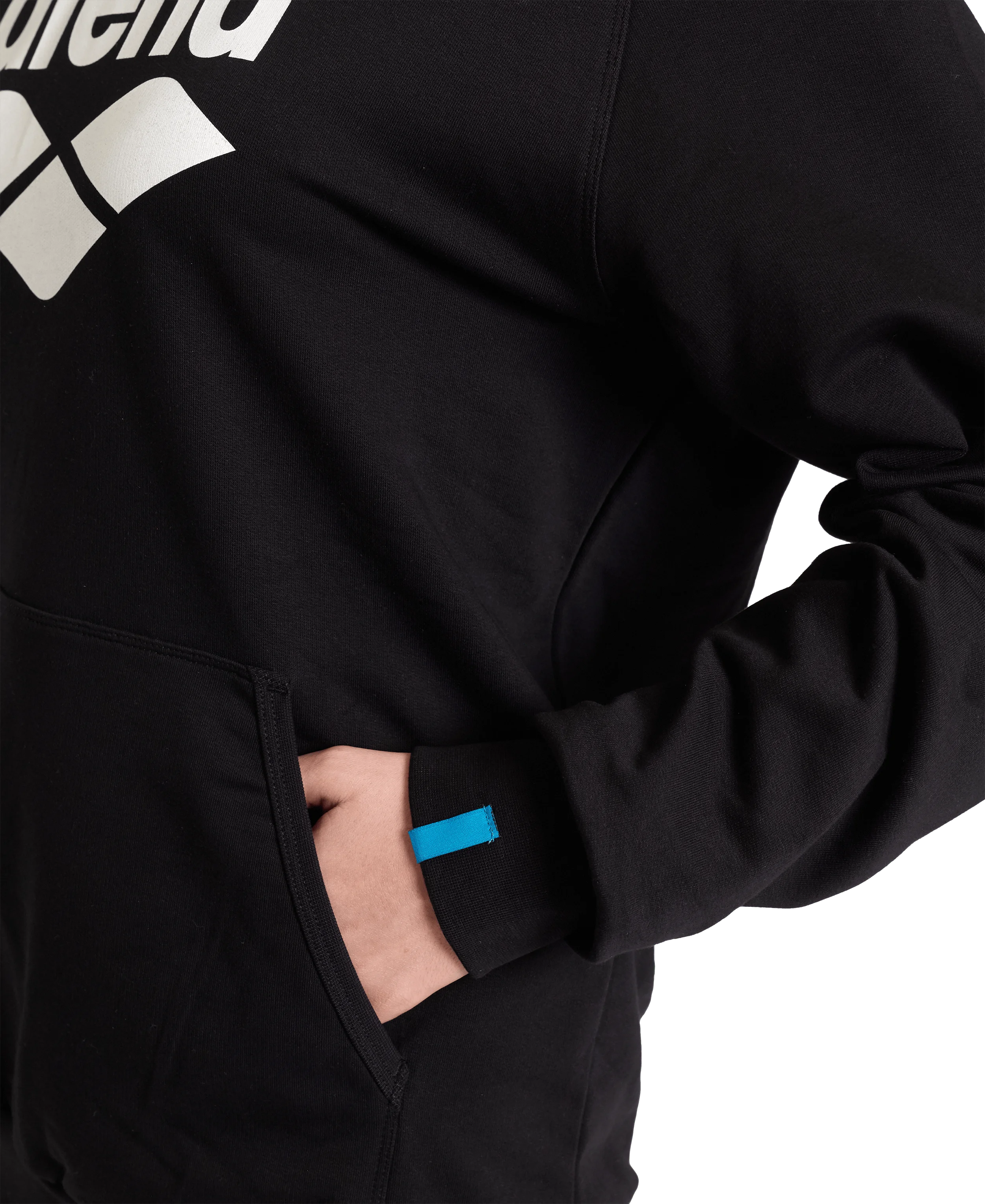 Arena Unisex Hoodie Sweatshirt Graphic Logo Black