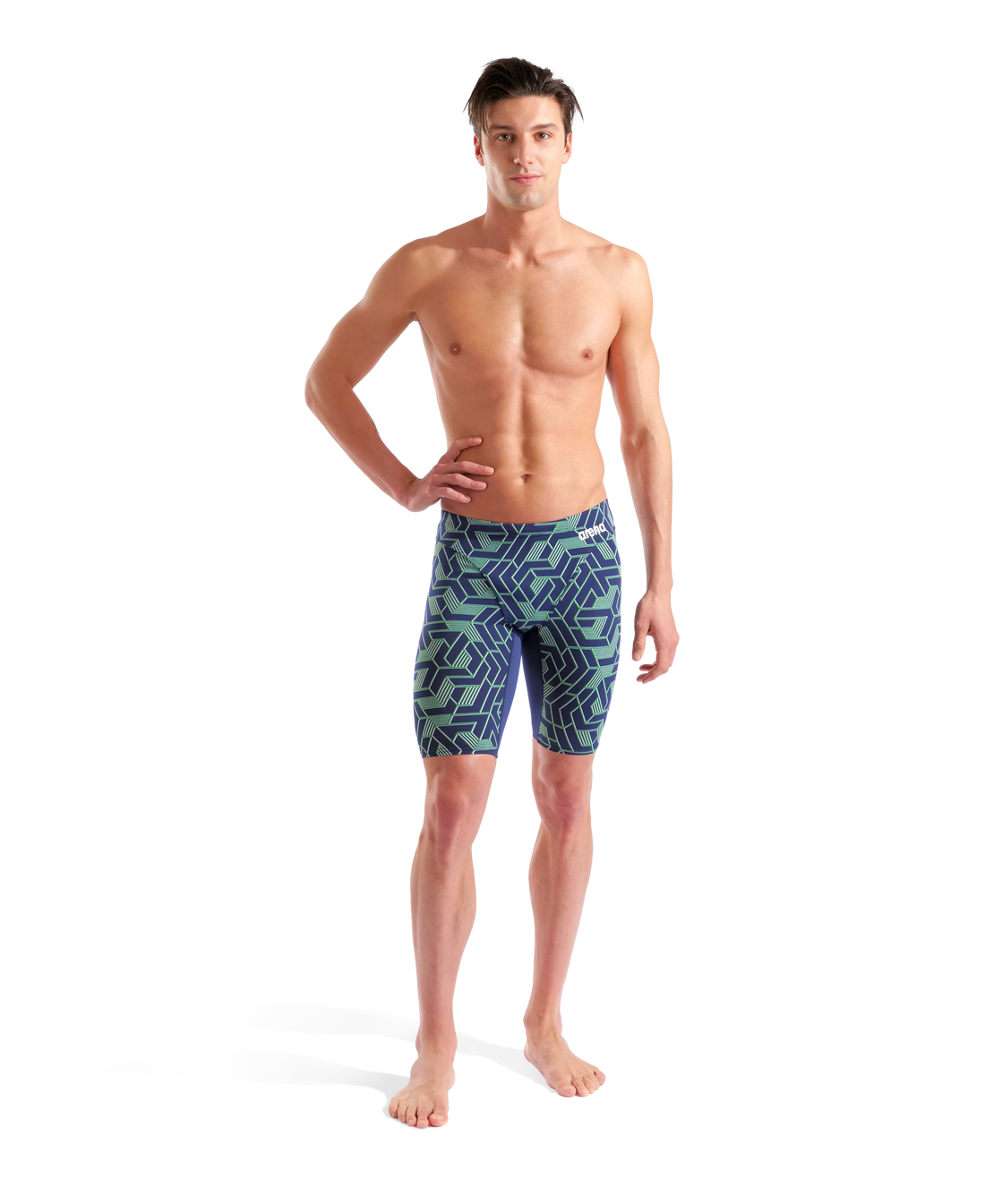 Arena Men Training Swimwear Jammer Escape Recycled Fabric