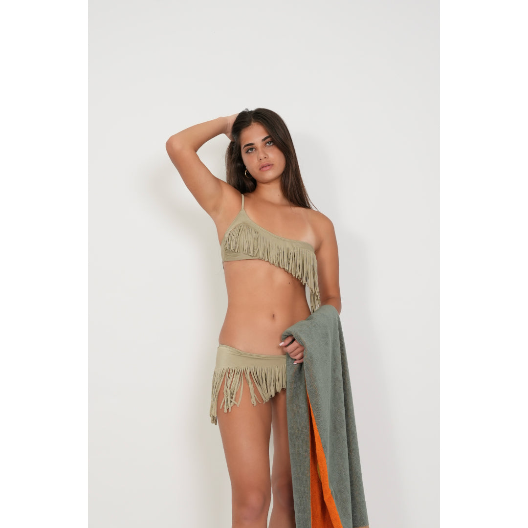 Despi Diagonal Fringe Topaz