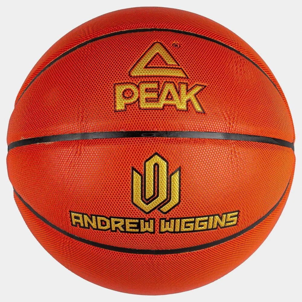 Peak Basketball Ball Microfiber Andrew Wiggins 22 Indoor Size 7 + Free Bag & Pump