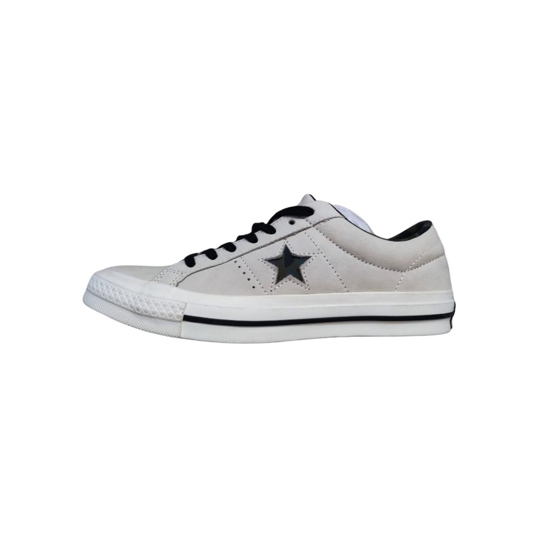 Converse Men's 1 Star Low Top Ecret Black Herbal