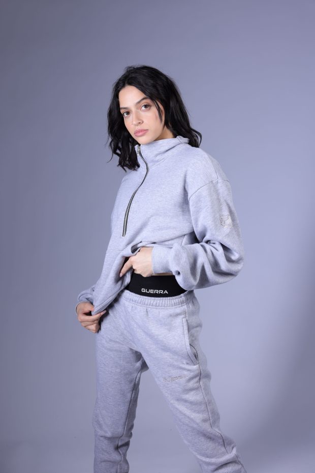 Guerra The Half-Zip Women Fleece Jogger Set