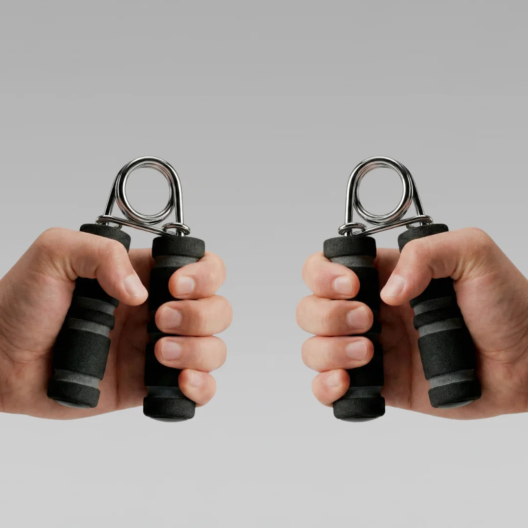 Bodysculpture Soft Black Foam Hand Grips Spring Resistance Trainers