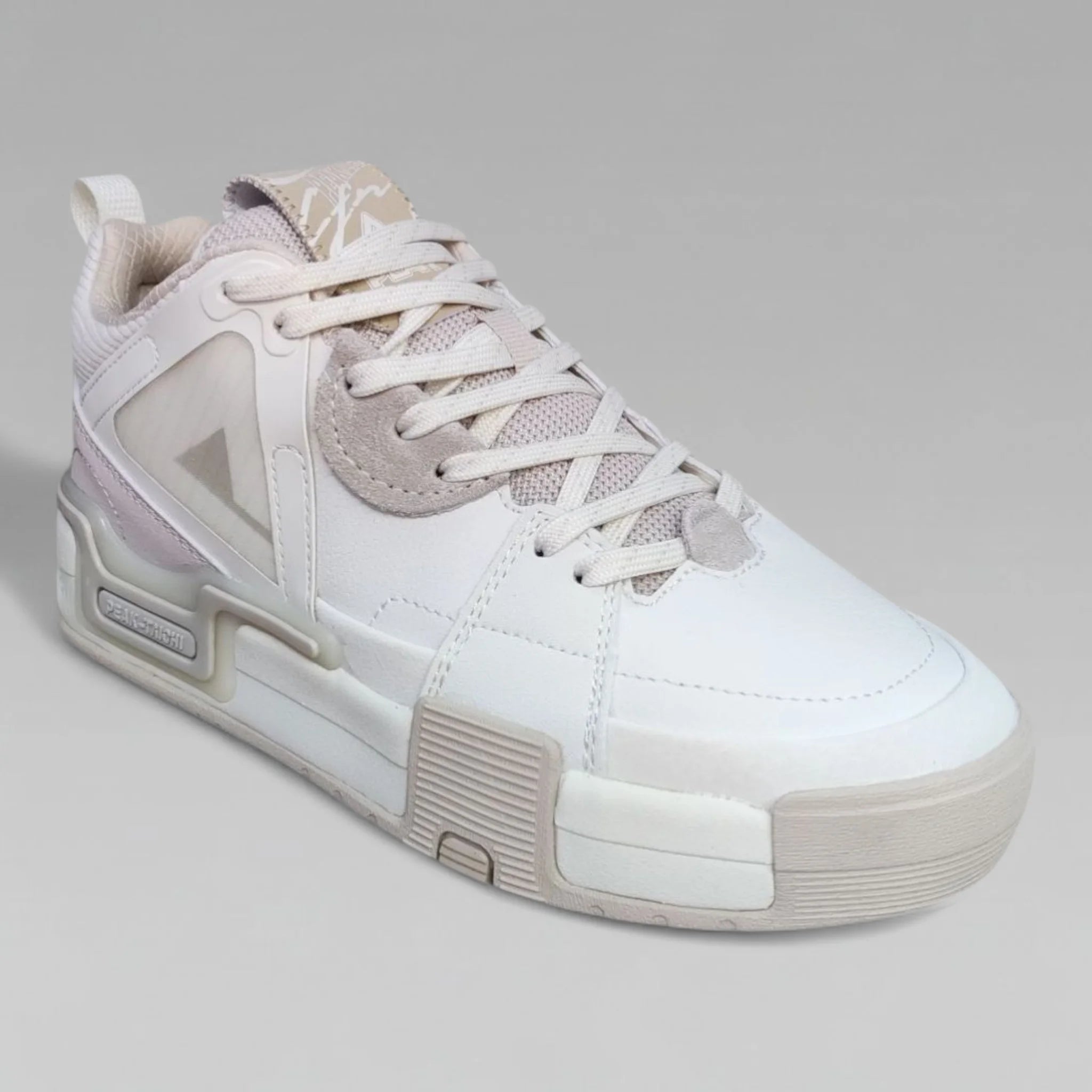 Peak Women Taichi "Lingyue" High Trend Culture Casual Classic Shoes Canvas White