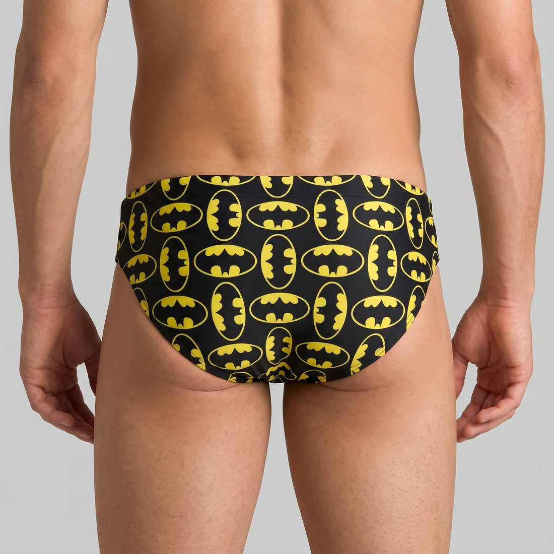 Arena Men Training Swimwear Brief Super Hero All Over Batman Print Length 5.5cm Last Piece