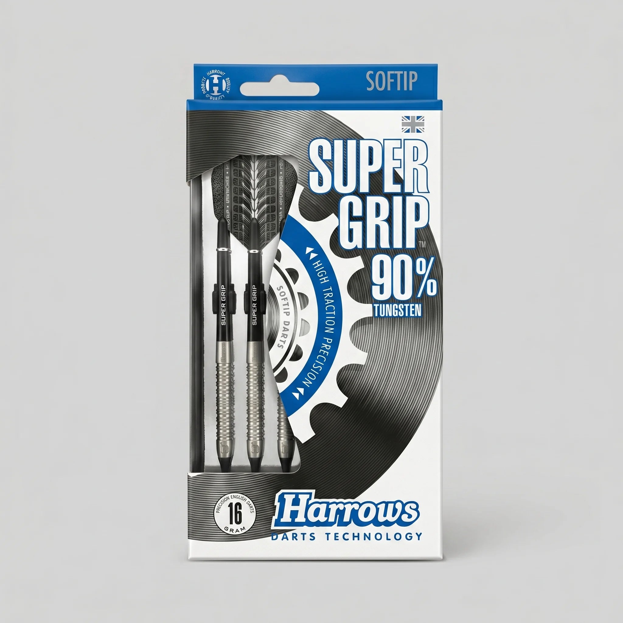 Harrows Soft Tip Darts Super Grip 90% Tungsten