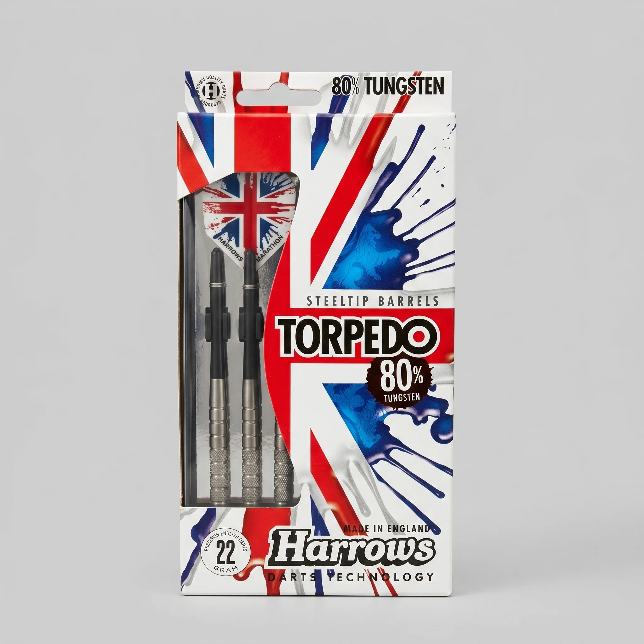 Harrows Steel Tip Darts Torpedo 80% Tungsten