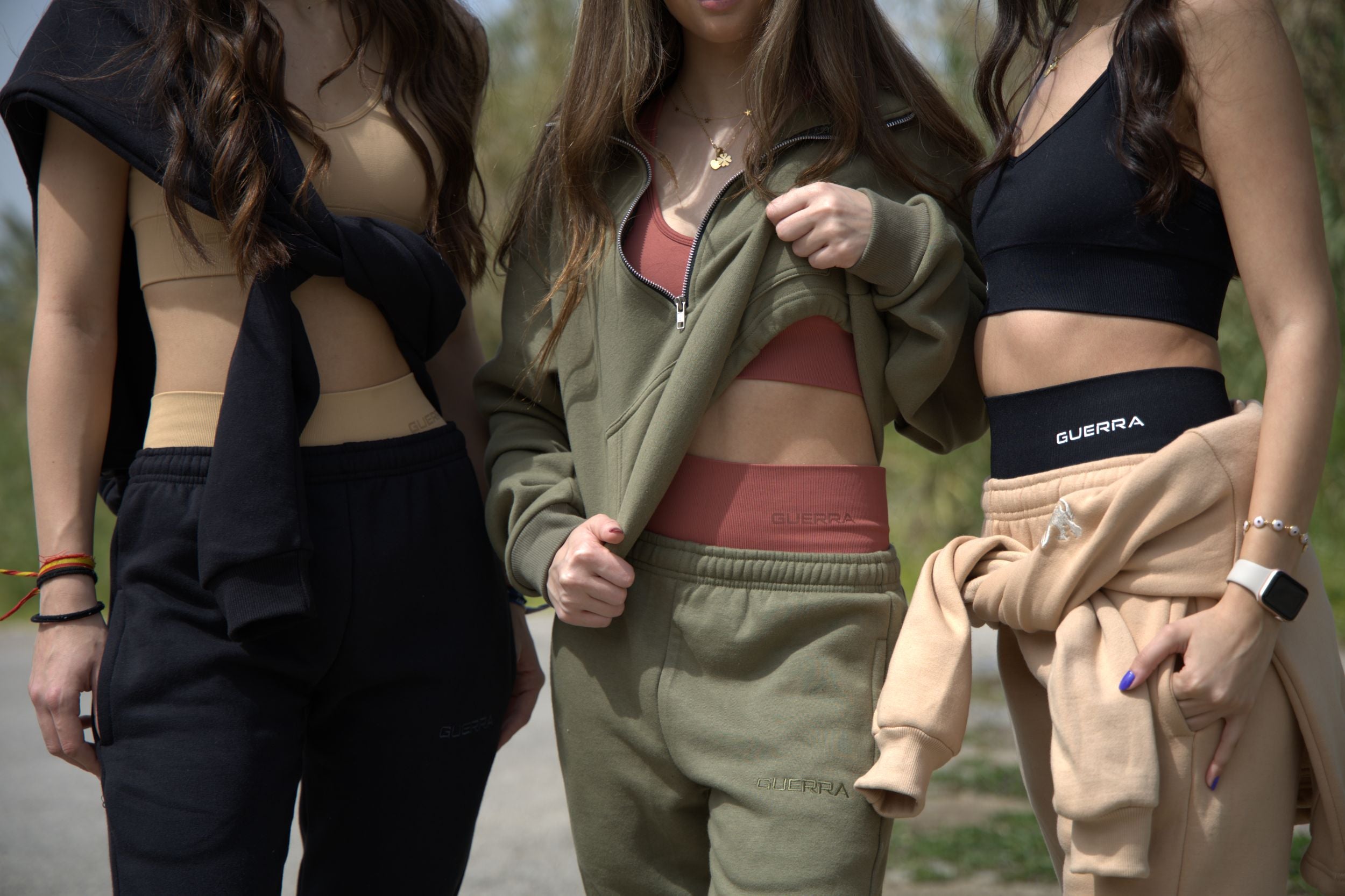 Guerra Half Zipper Fleece Sweatshirt Women