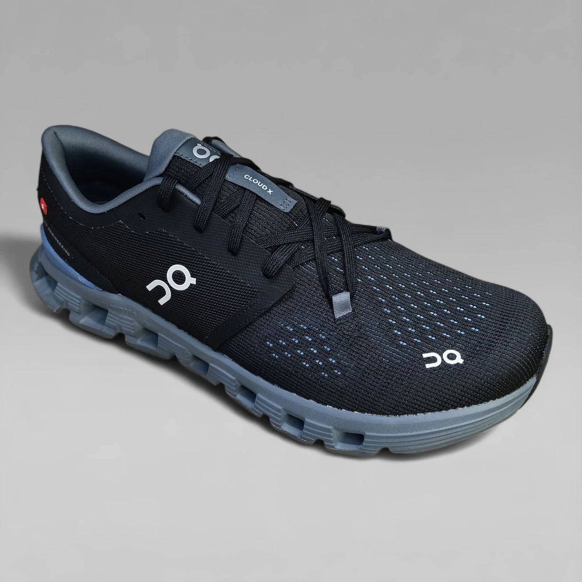 On Men Training Shoes Cloud X4 Black Chambray