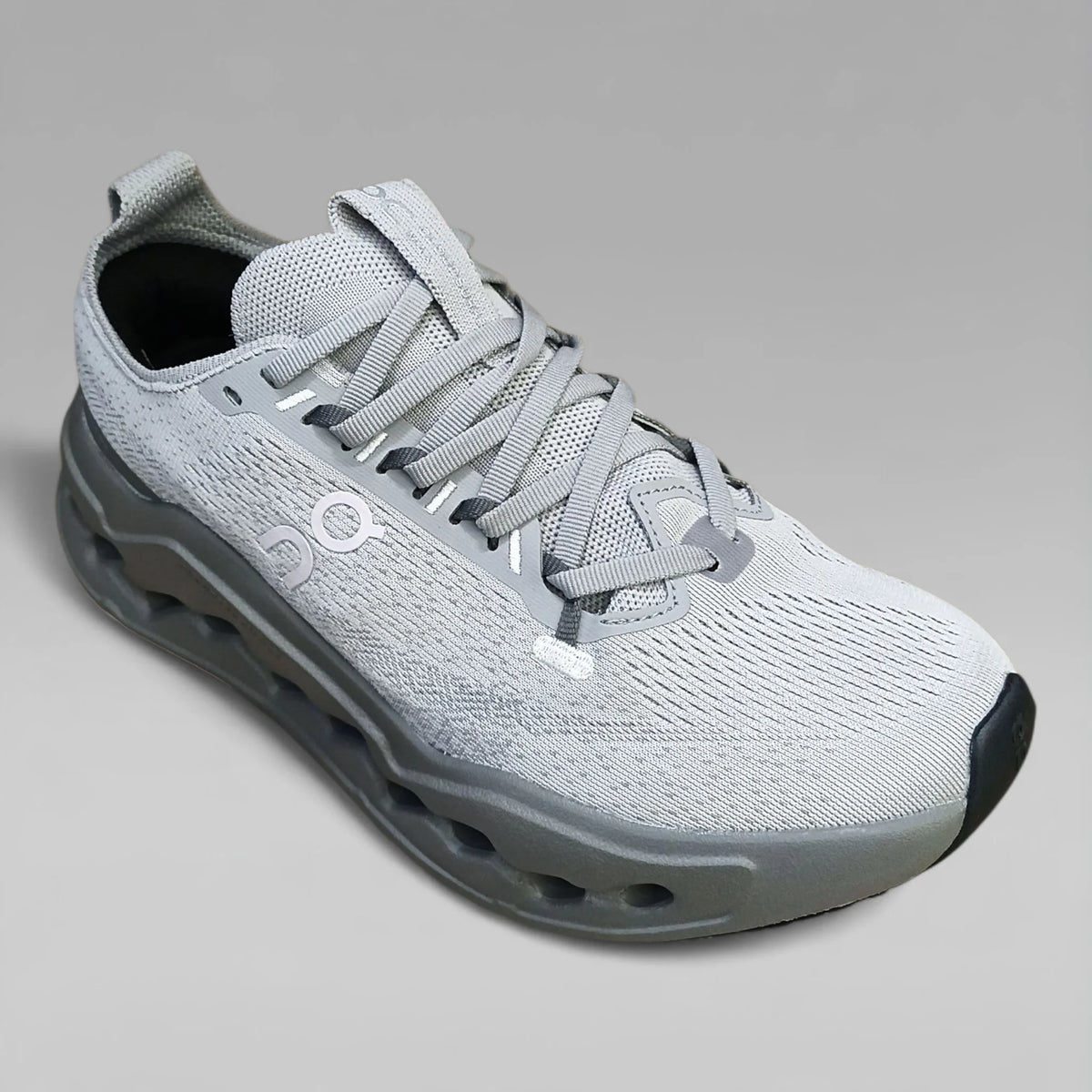On Men Running Shoes Cloudsurfer Max Alloy Asphalt