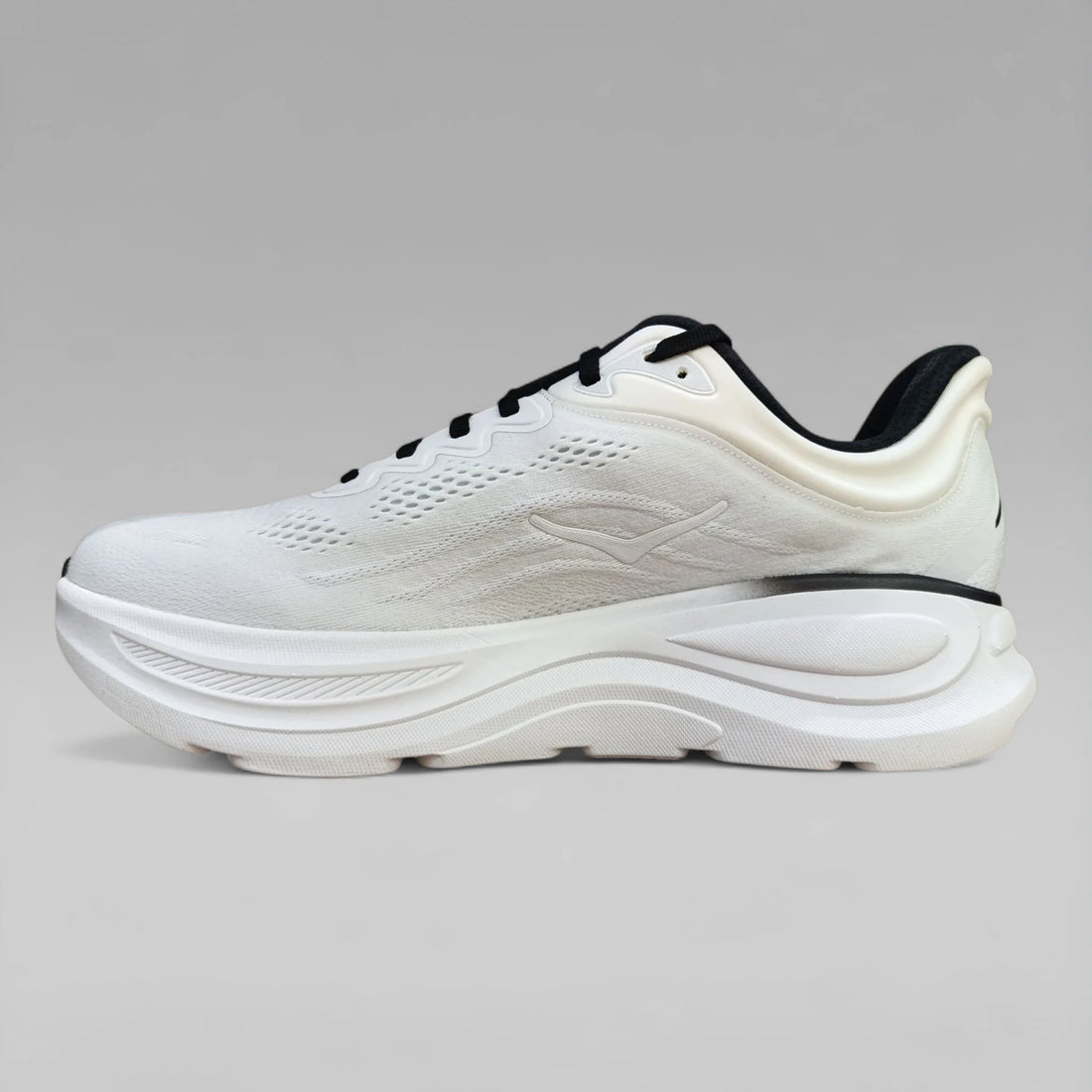 Hoka Men Running Shoes Bondi 9 White Black