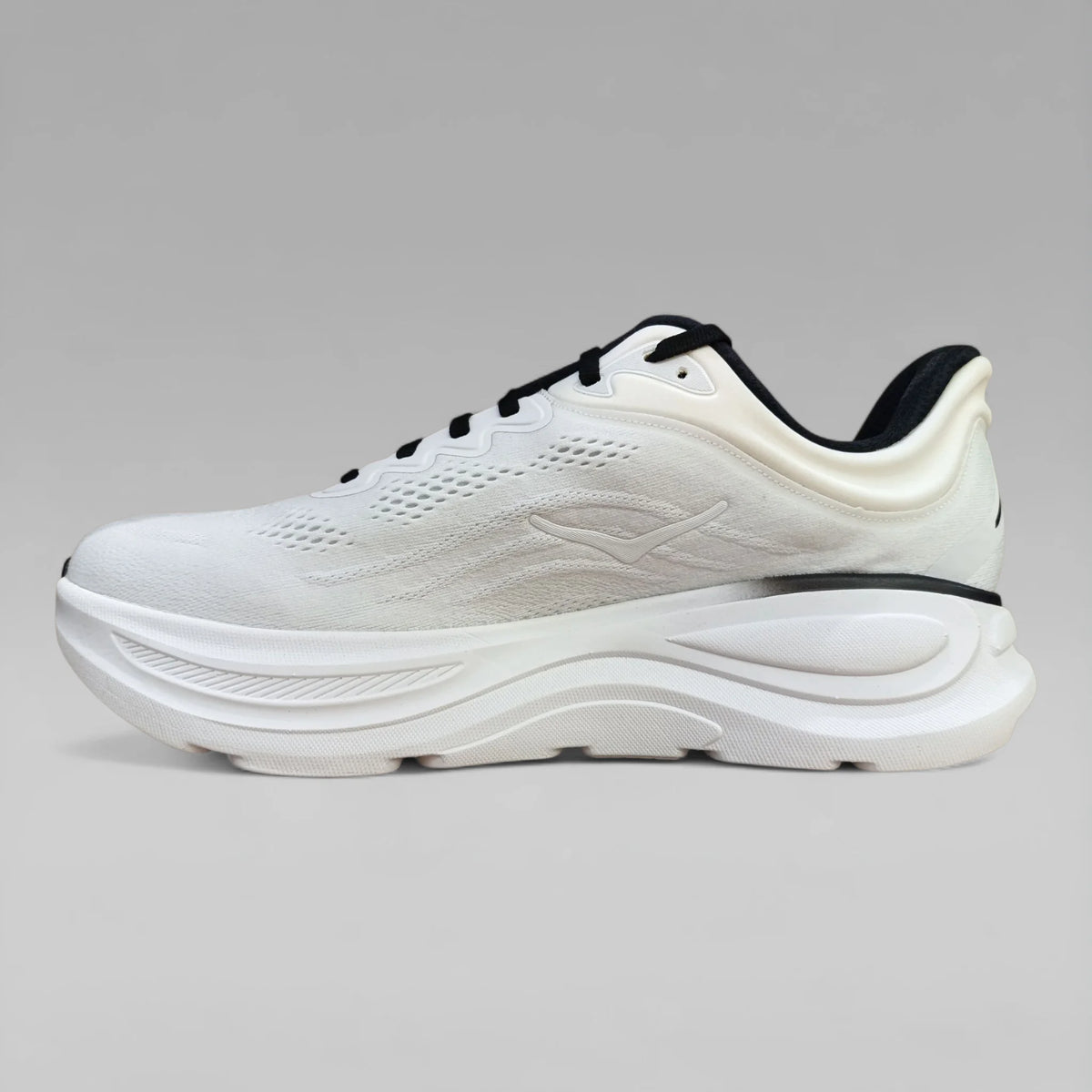Hoka Men Running Shoes Bondi 9 White Black
