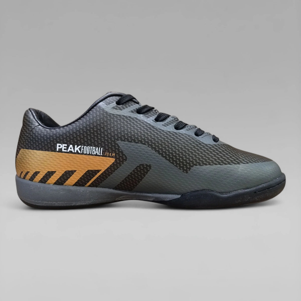 Peak Kids Unisex Futsal Shoes Black Gold EW9280F