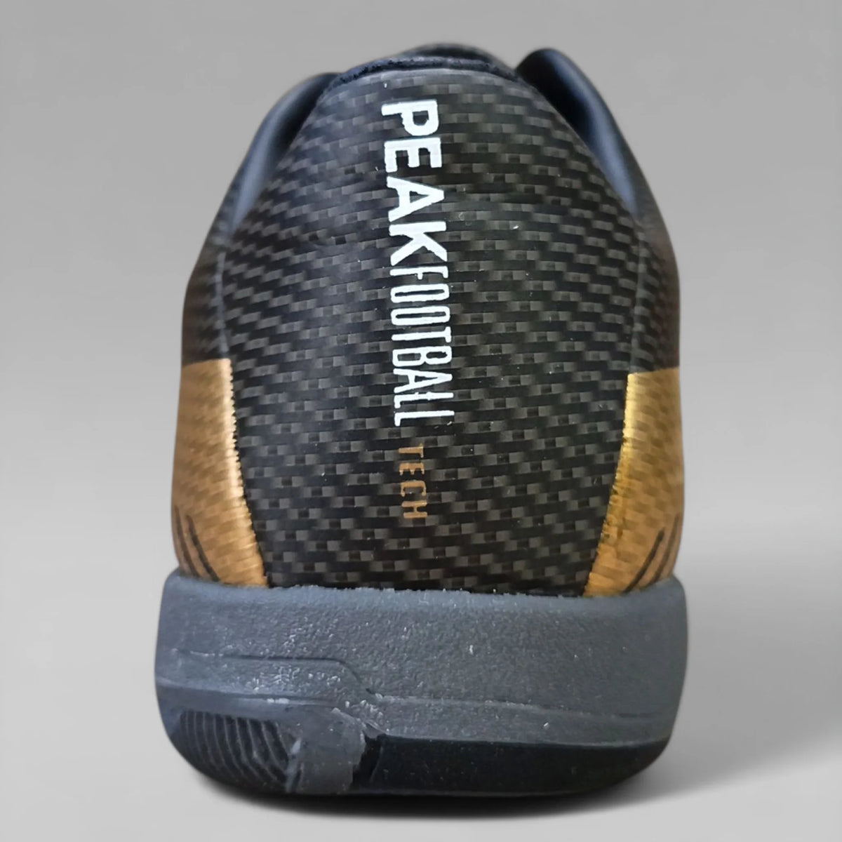 Peak Kids Unisex Futsal Shoes Black Gold EW9280F