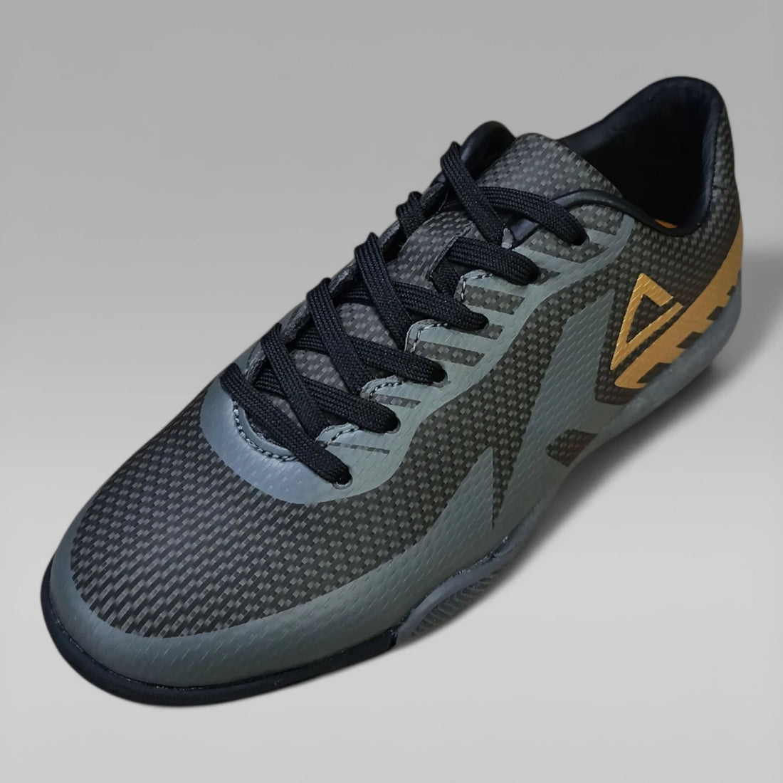 Peak Kids Unisex Futsal Shoes Black Gold EW9280F