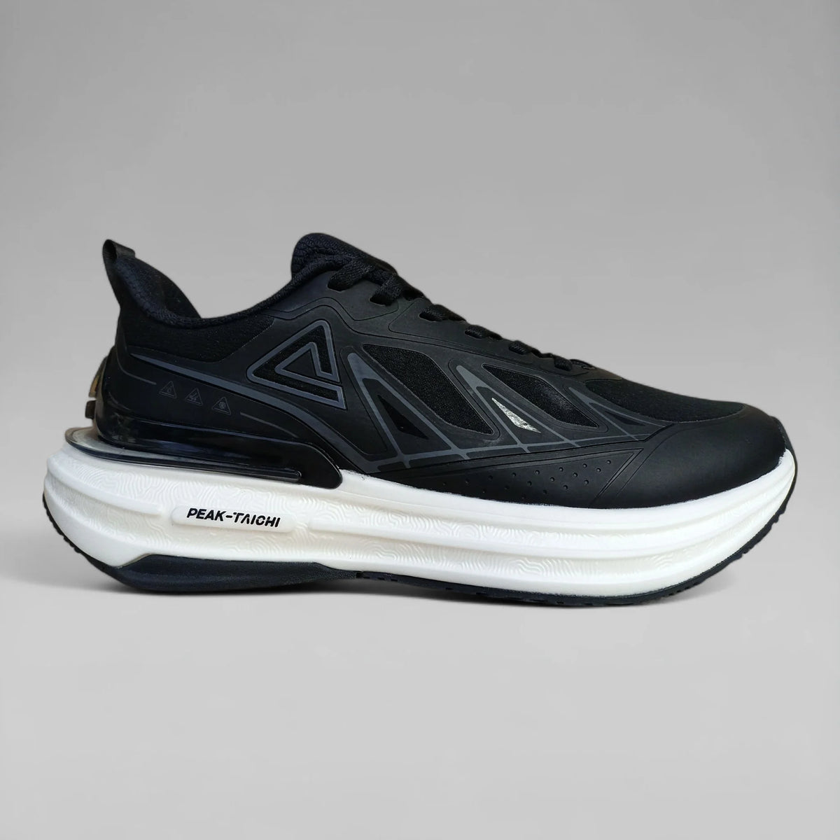 Peak Women Running Shoes Taichi 6.0 Pro Waterproof Black White ET44608H