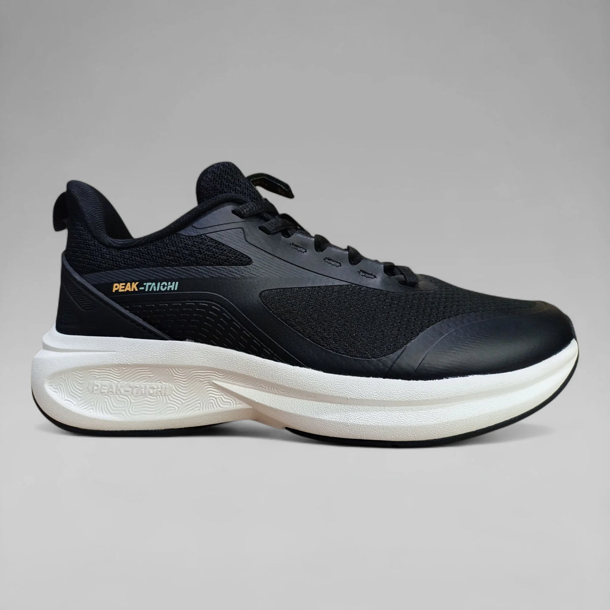 Peak Women Running Shoes Taichi Black White ET44098H