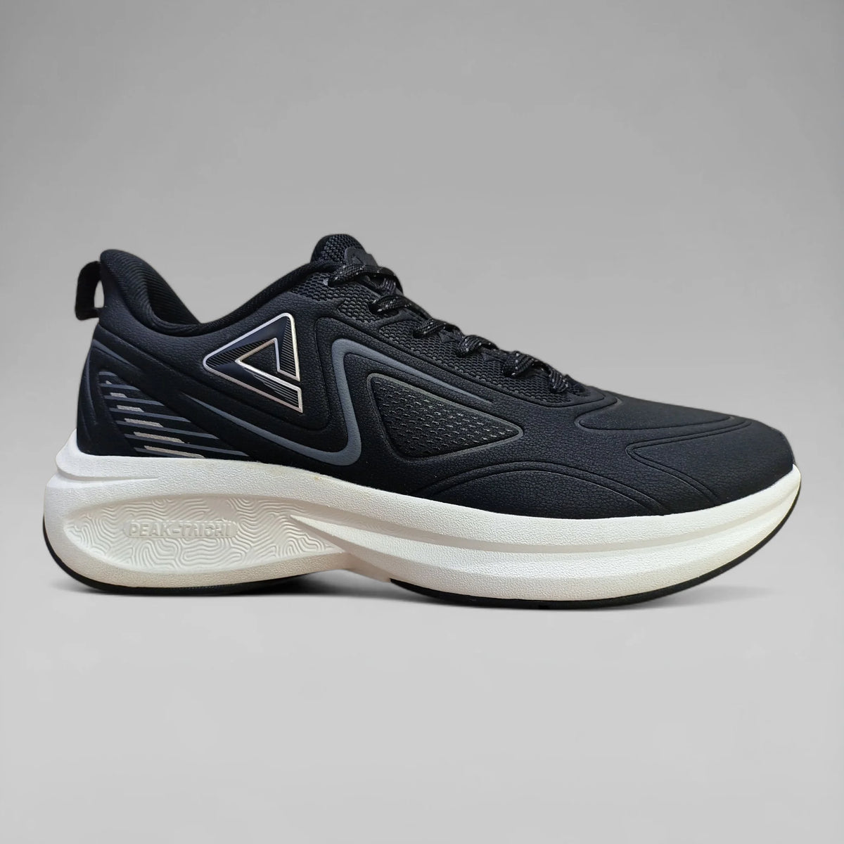 Peak Women Running Shoes Taichi Black White ET44108H