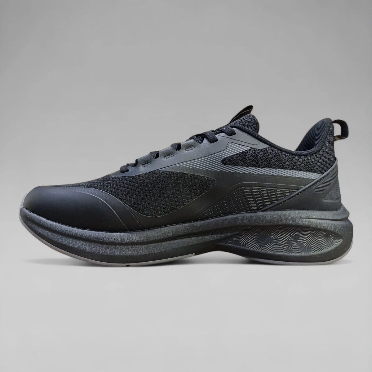Peak Men Running Shoes Taichi All Black ET44097H
