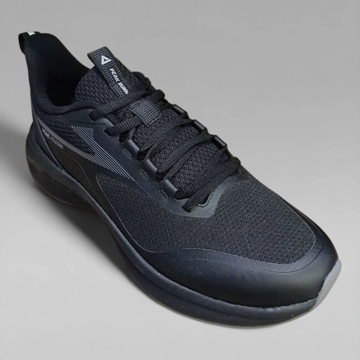 Peak Men Running Shoes Taichi All Black ET44097H