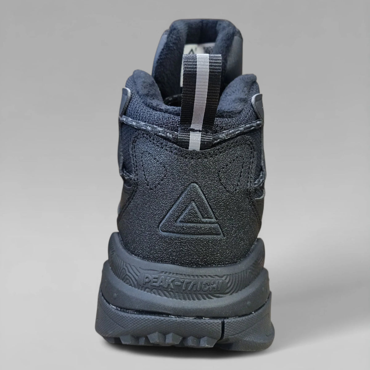 Peak Men Outdoor Fleece Winter Shoes Taichi All Black ET44437M