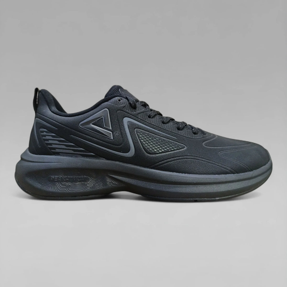 Peak Men Running Shoes Taichi All Black ET44107H