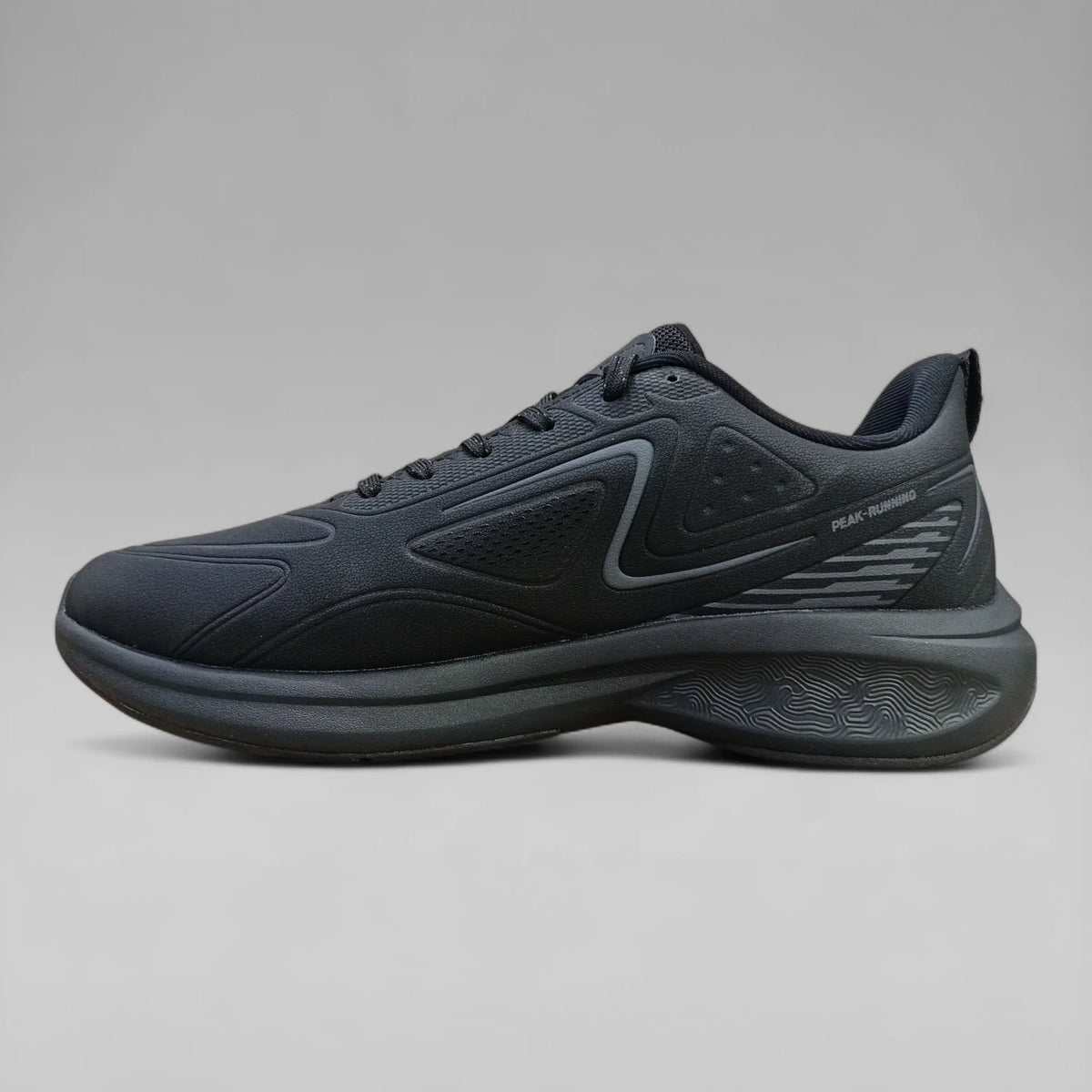 Peak Men Running Shoes Taichi All Black ET44107H