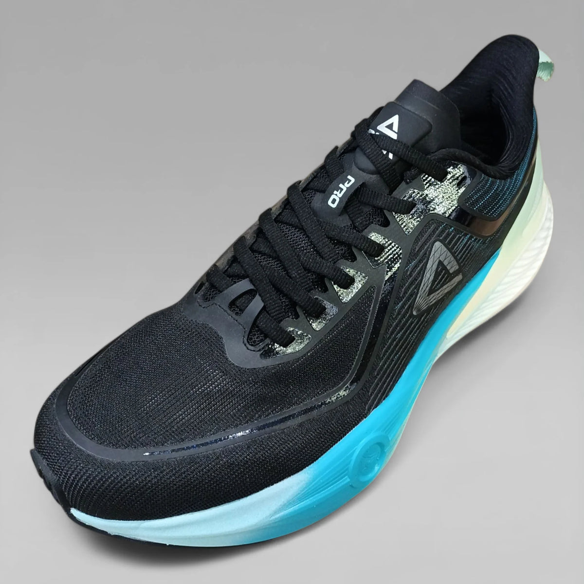 Peak Men Running Shoes Taichi 7.0 Pro Black Green ET52627H