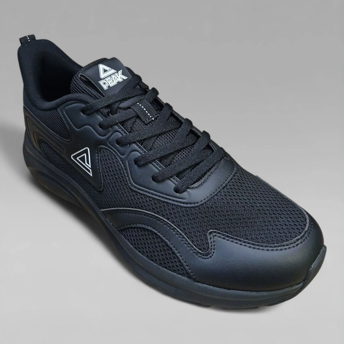 Peak Men Walking Shoes Taichi 1.0 All Black EXT261767J
