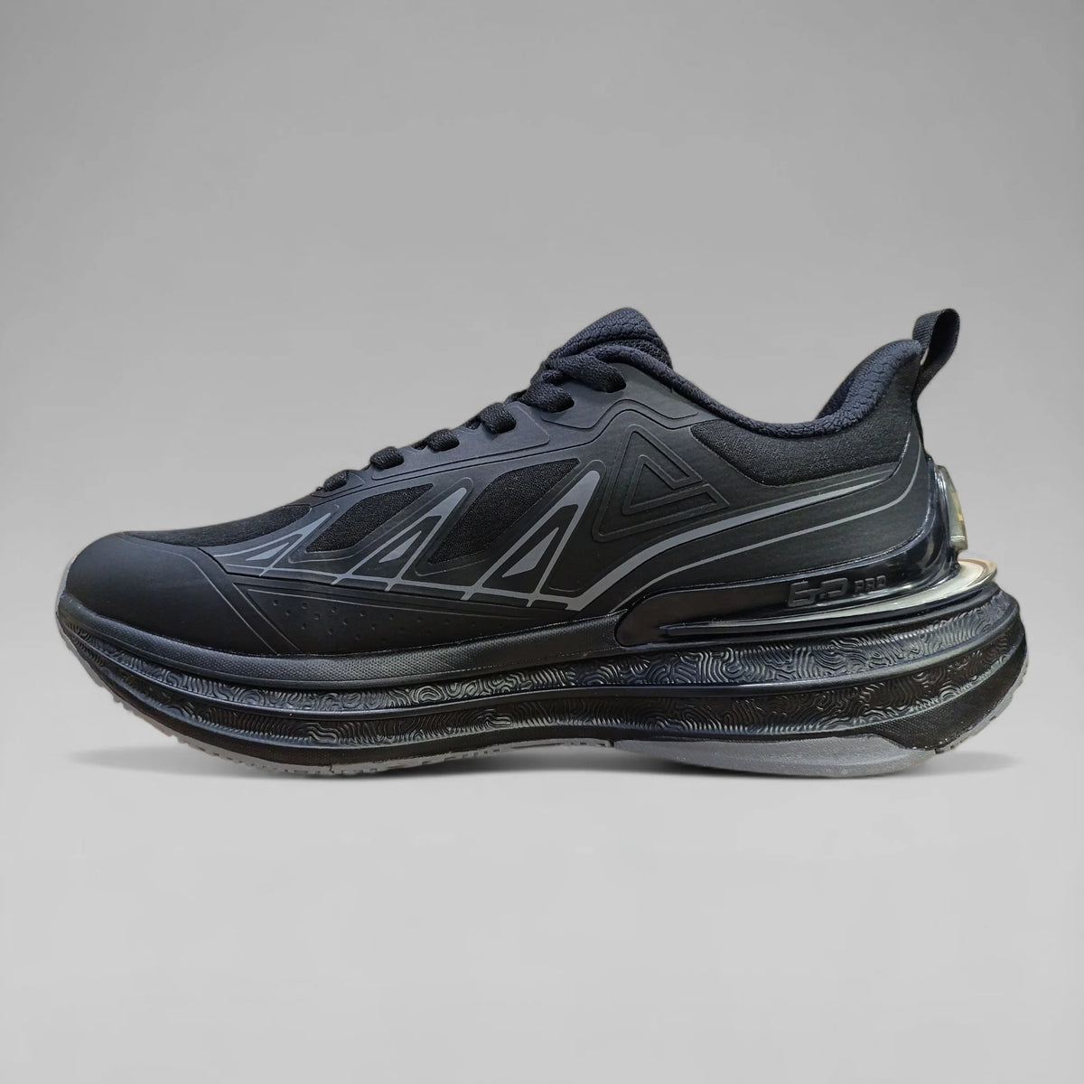 Peak Men Running Shoes Taichi 6.0 Pro Waterproof Black Paloma Ash ET44607H/D