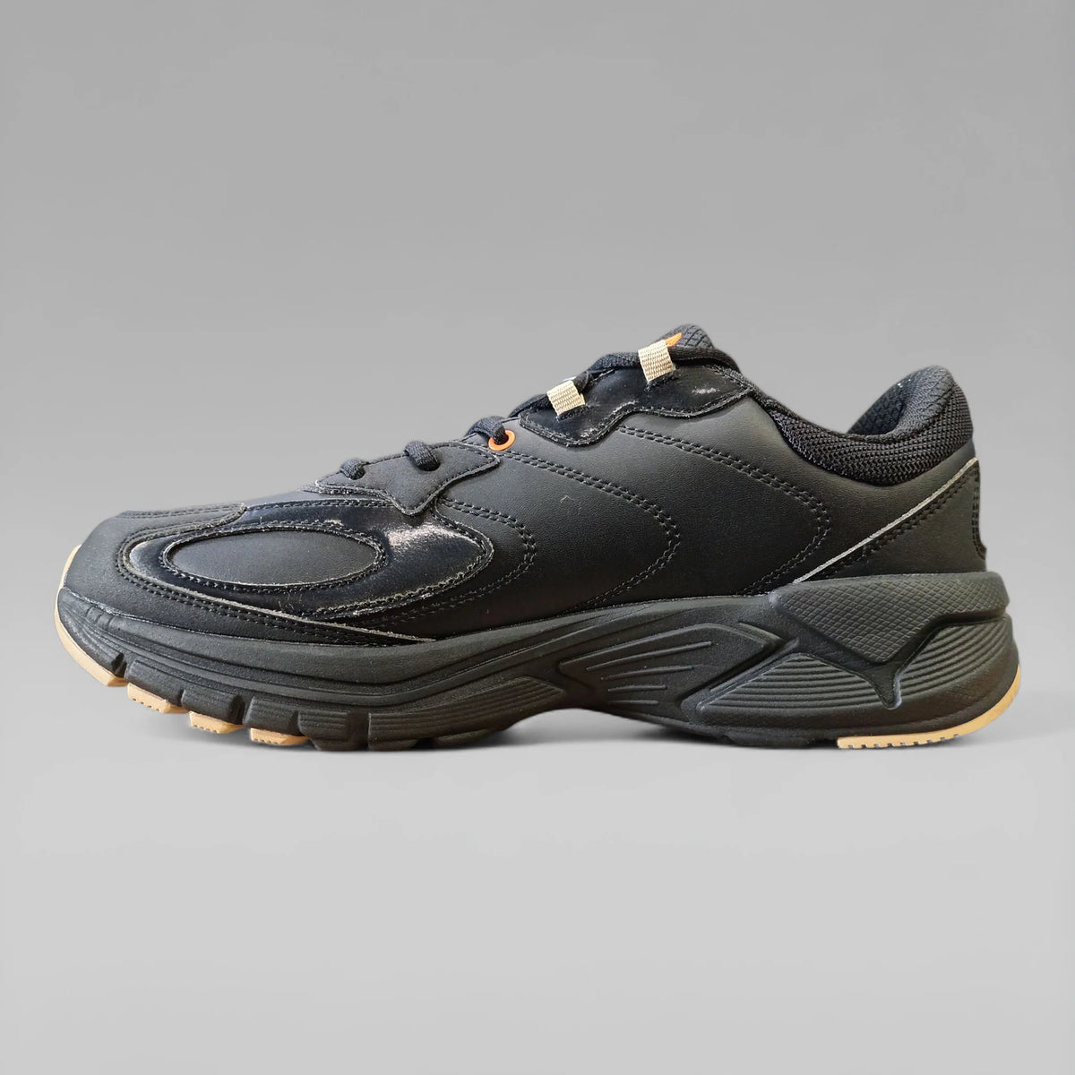 Peak Men Running Shoes All Black E224007H