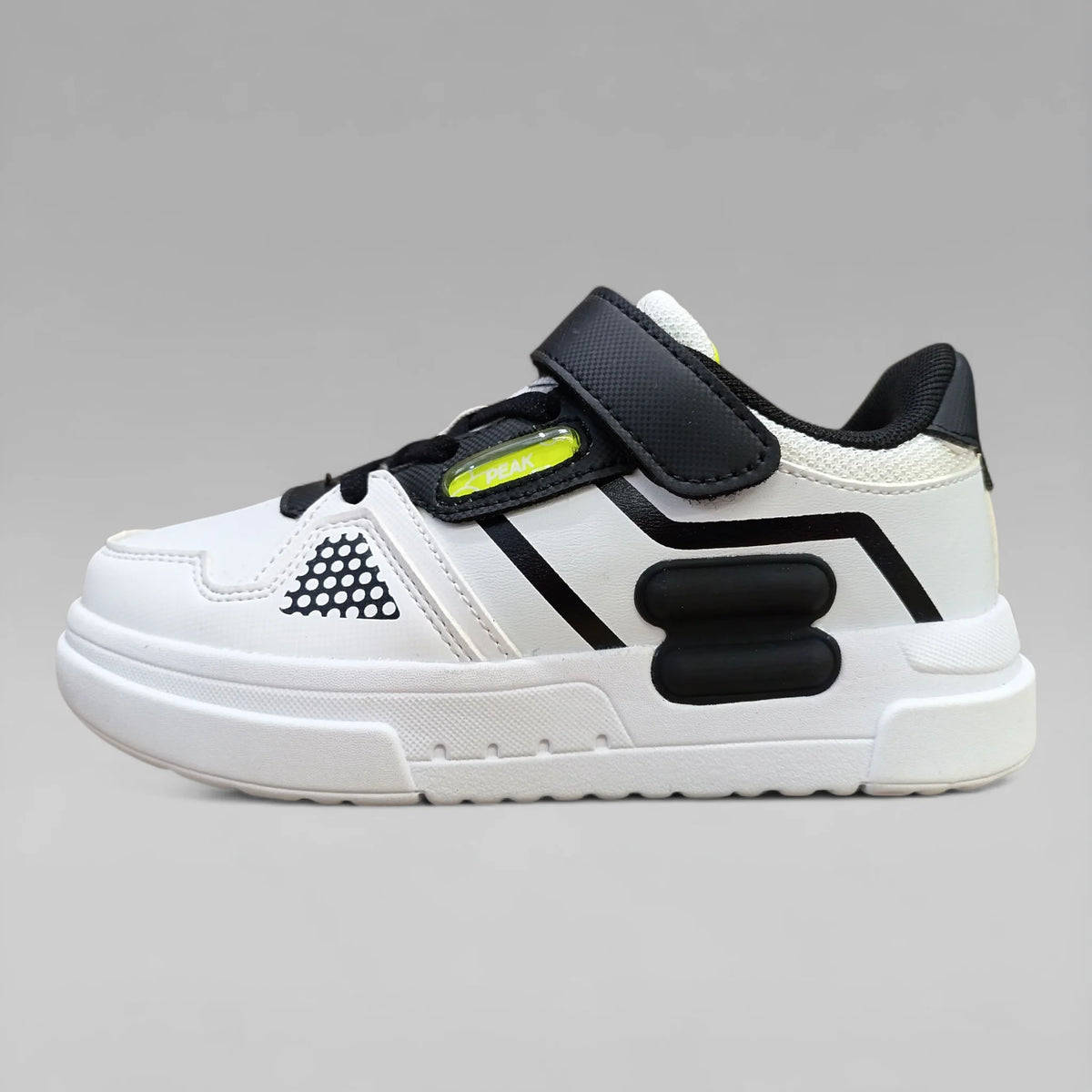 Peak Boys Casual Shoes White Black EK41850B