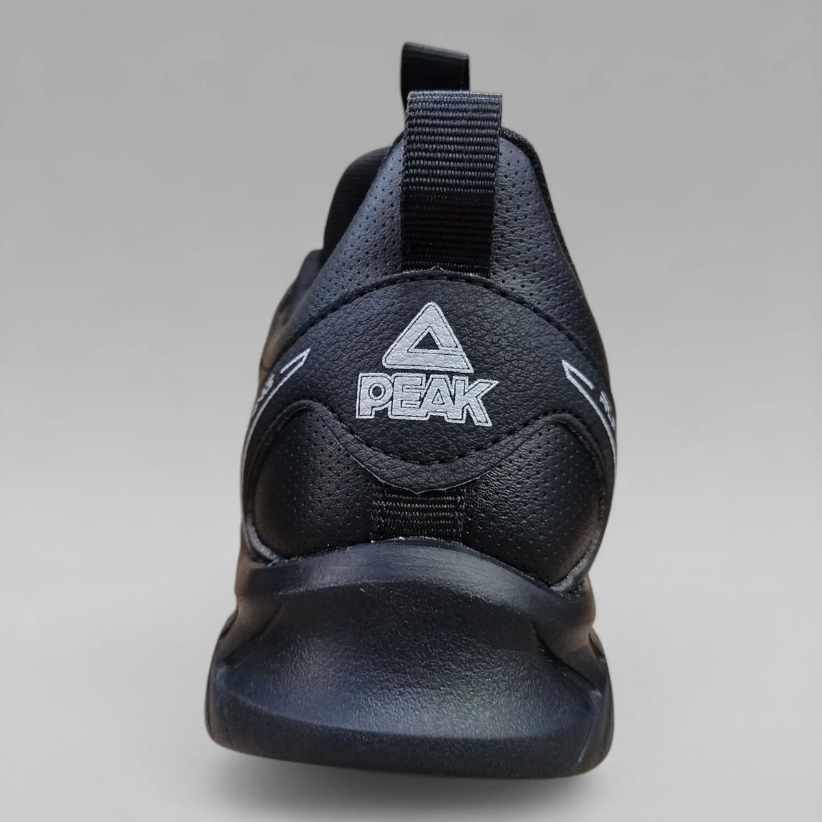 Peak Kids Running Shoes Velcro Strap Black EK3430H
