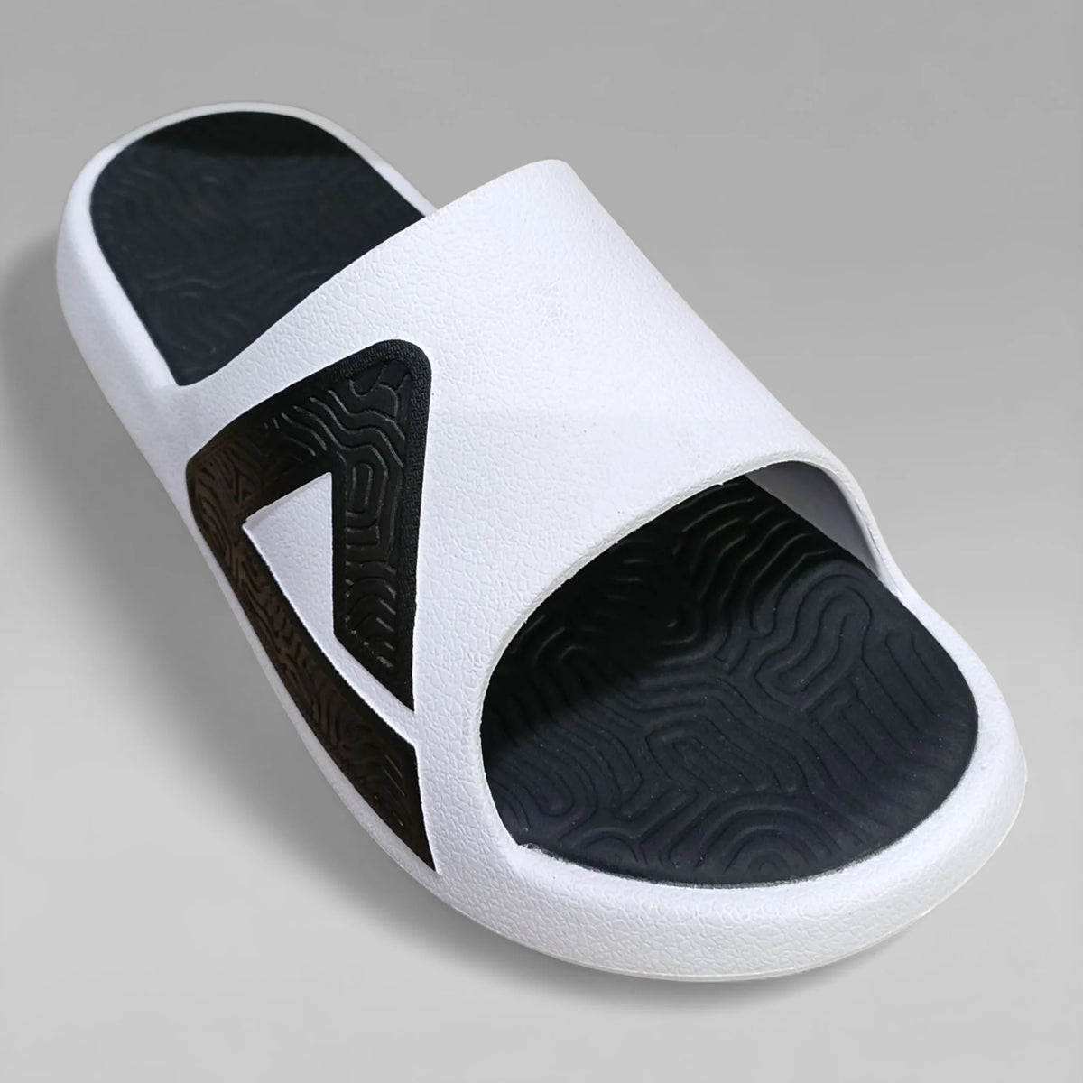 Peak Men Slides Taichi White Black E92037L