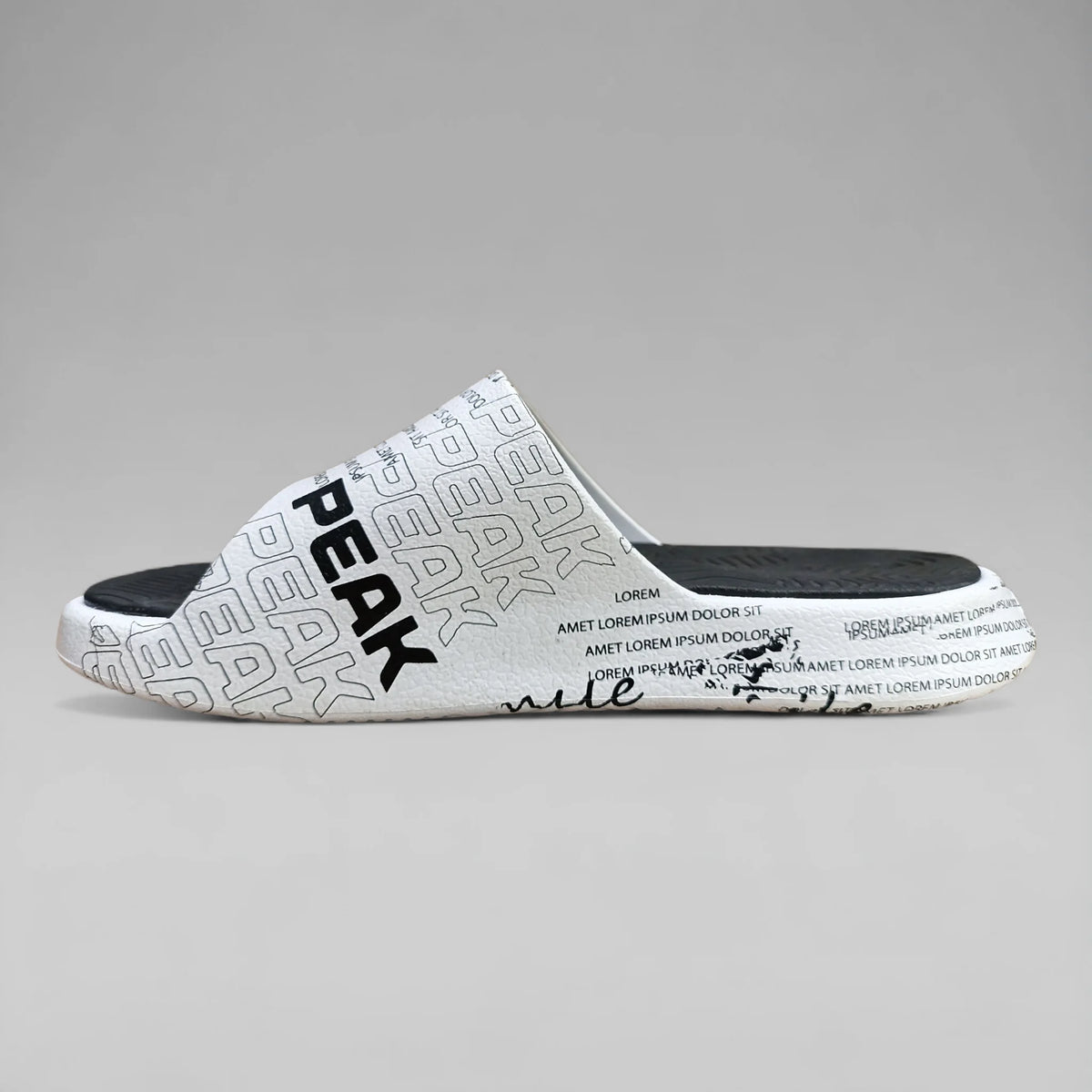 Peak Women Slides Taichi White Black E11938L