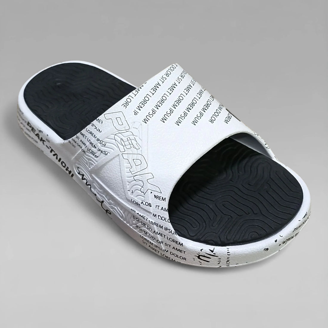 Peak Women Slides Taichi White Black E11938L