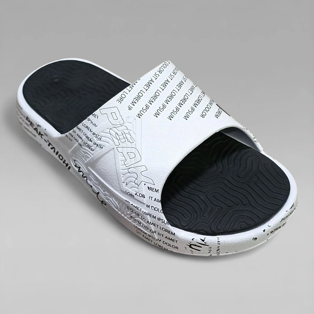 Peak Women Slides Taichi White Black E11938L