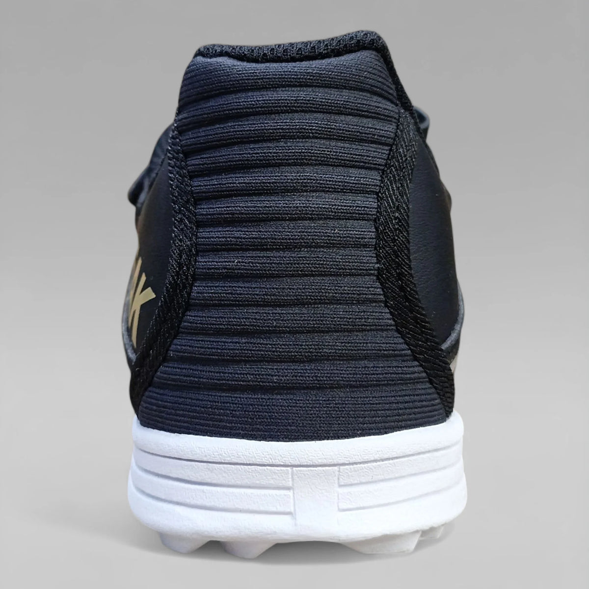 Peak Kids Soccer Shoes Turf Velcro Black Gold EK3157F