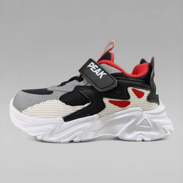 Peak Boys Casual Shoes Black Silver Gray EK3480E