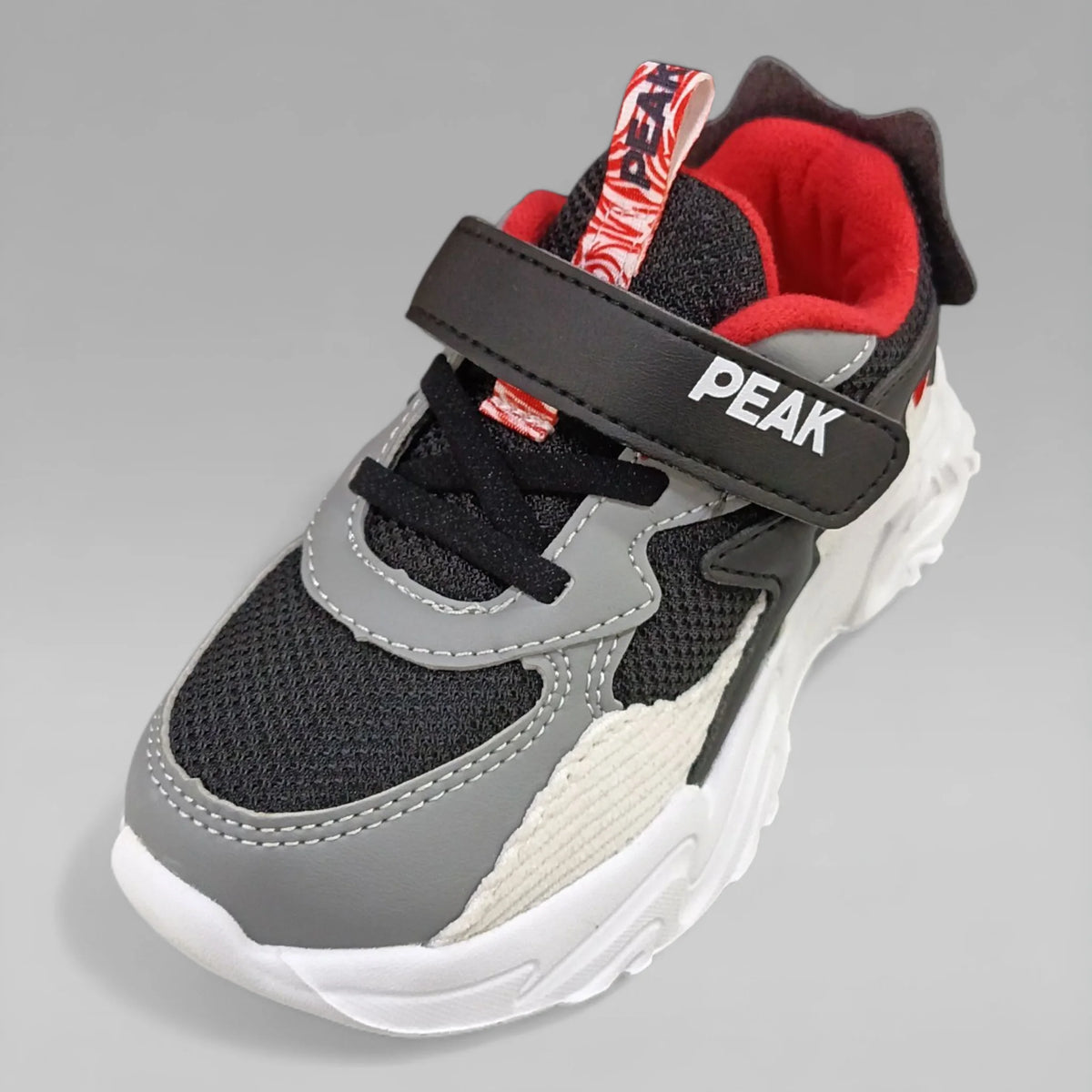 Peak Boys Casual Shoes Black Silver Gray EK3480E