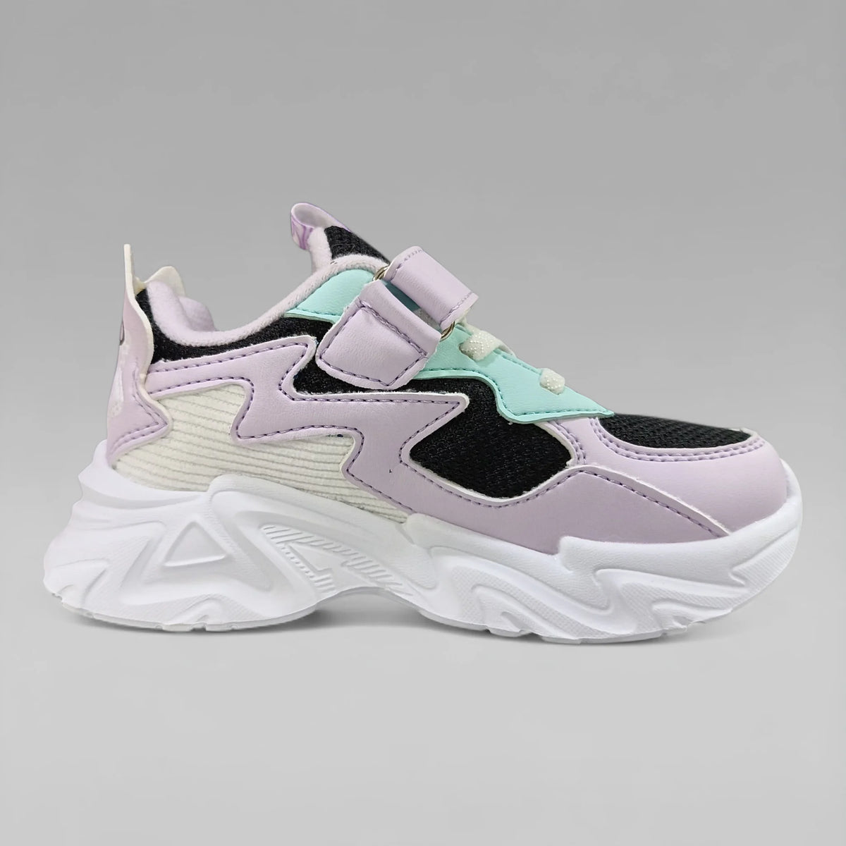Peak Girls Casual Shoes Black Lite Purple EK3480E