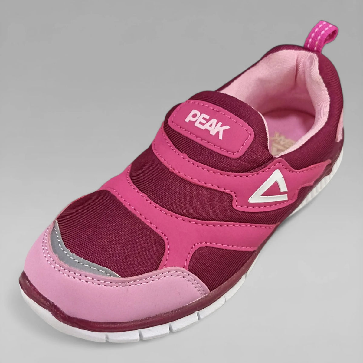 Peak Girls Casual Shoes Slip On Fuchsia Pink EW7300H