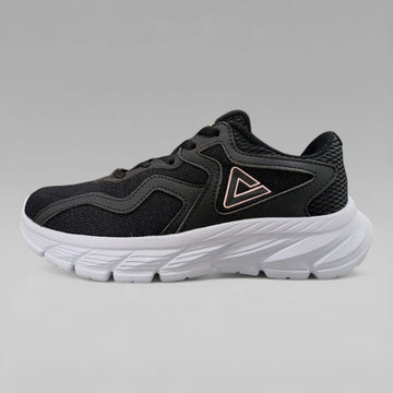 Peak Women Running Shoes P-Motive Black White E231058H