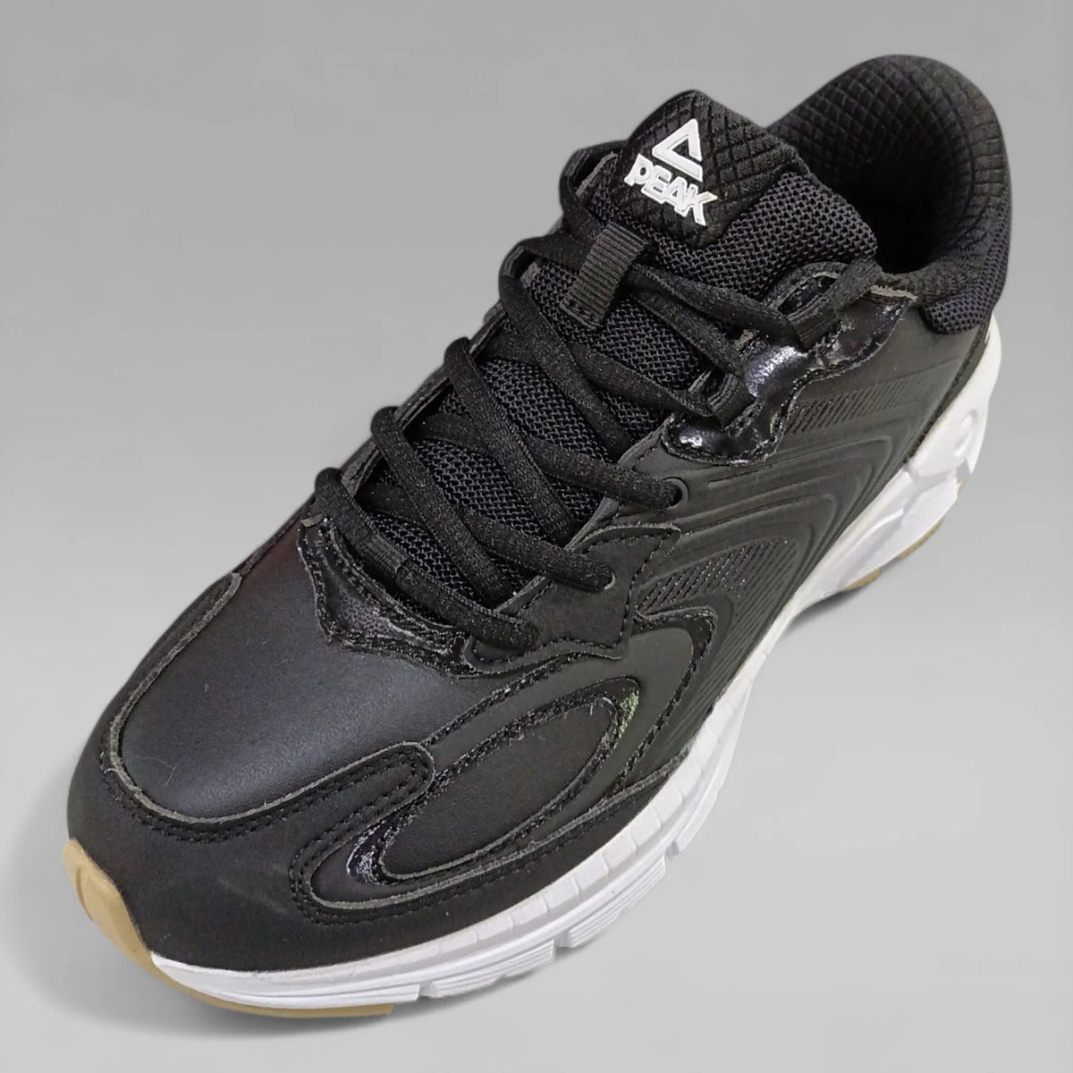 Peak Women Running Shoes Black White EW224008H