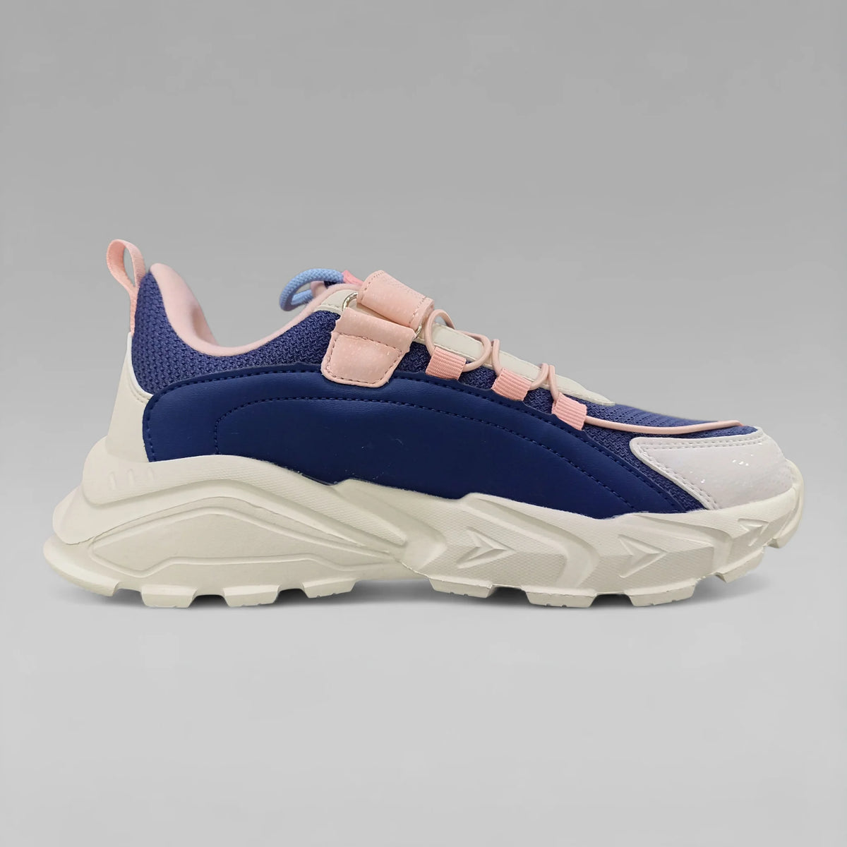 Peak Girls Casual Shoes Navy Lite Pink EK2487E