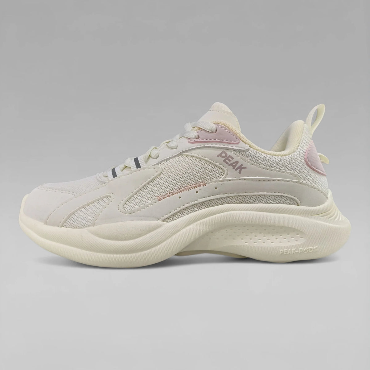 Peak Women Walking Shoes P-Pads Beige E231548J
